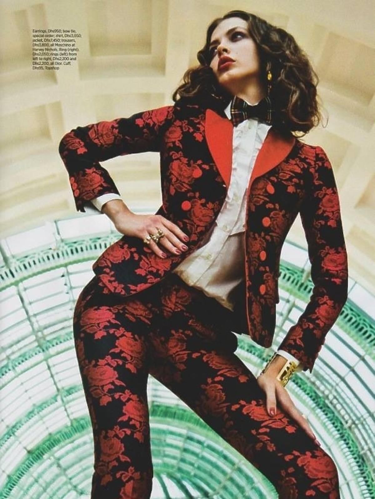Renata Kurczab w Harper's Bazaar Arabia