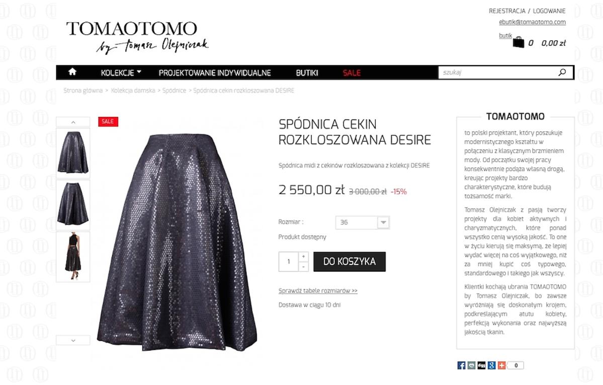 spódnica Tomaotomo