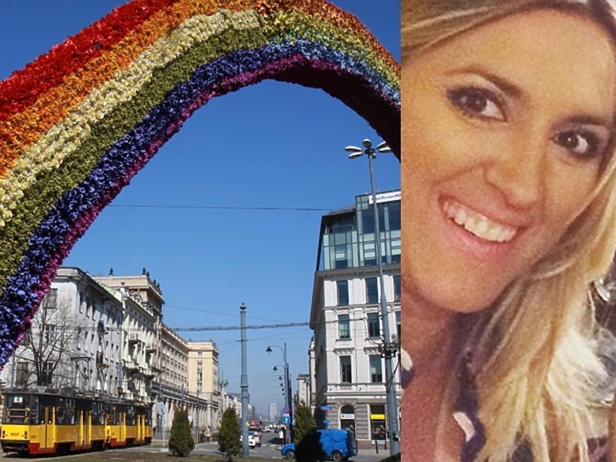 Tęcza zniknęła z Placu Zbawiciela