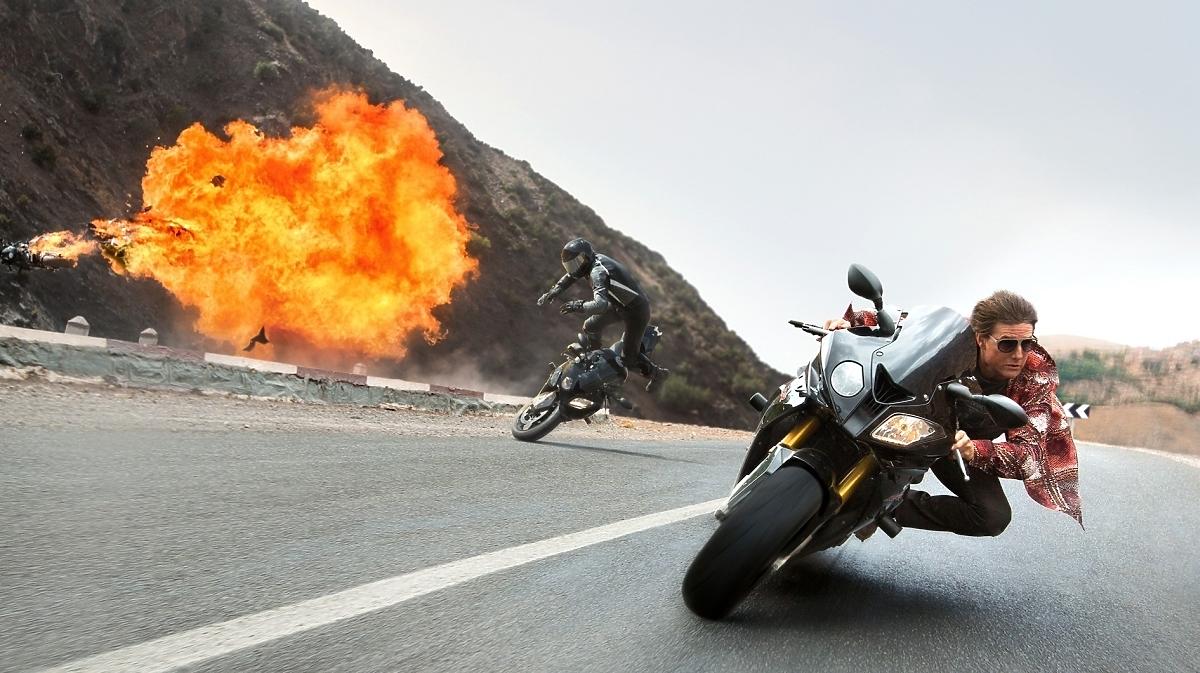 Tom Cruise w filmie Mission Impossible: Rogue Nation