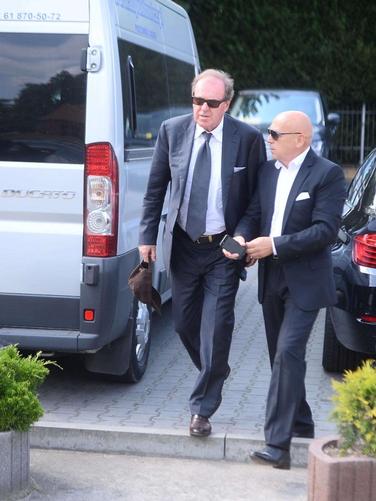 Wojciech Fibak na pogrzebie Jana Kulczyka
