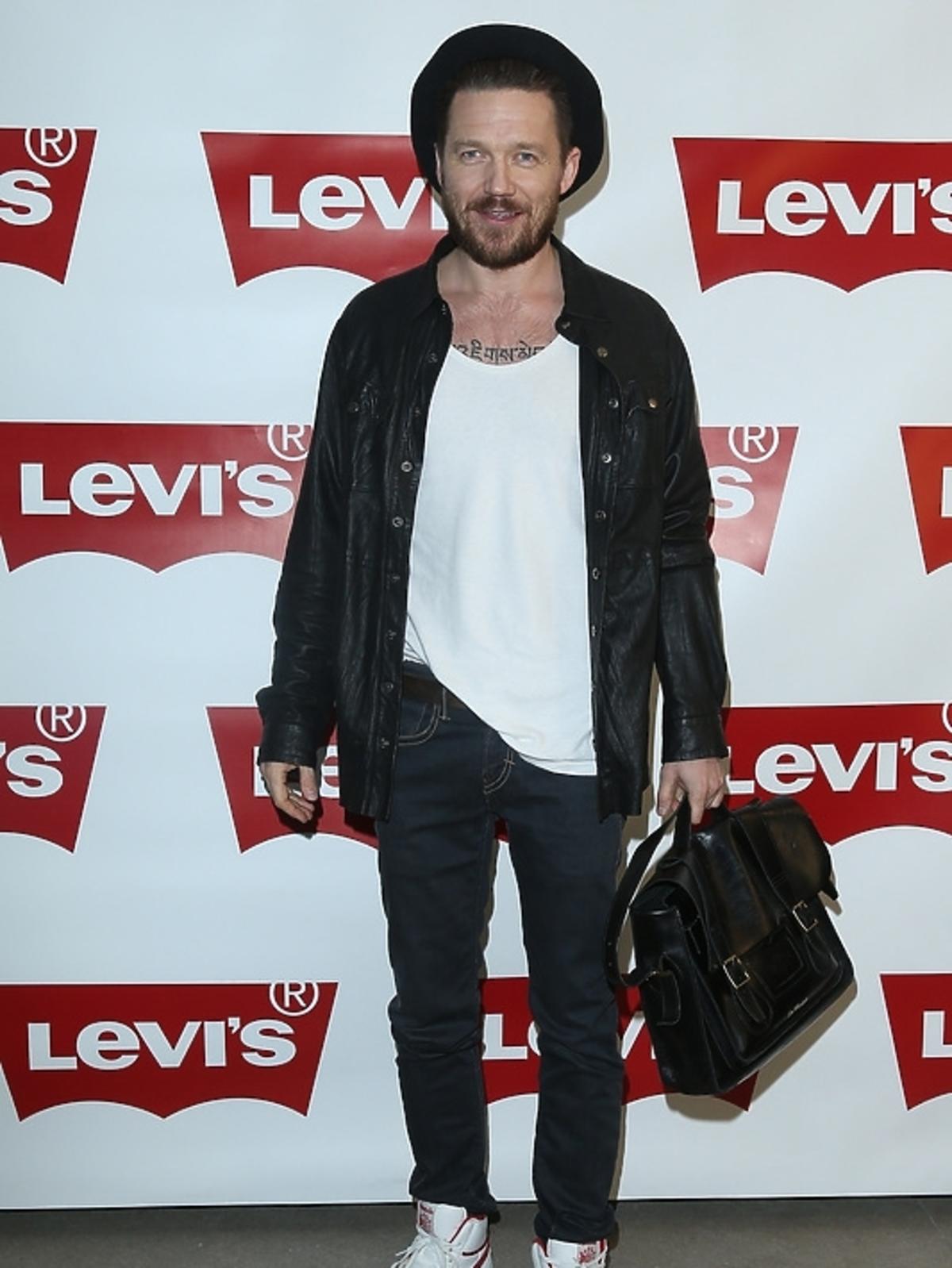 Wojciech Mazolewski na pokazie Levi's wiosna/lato 2014