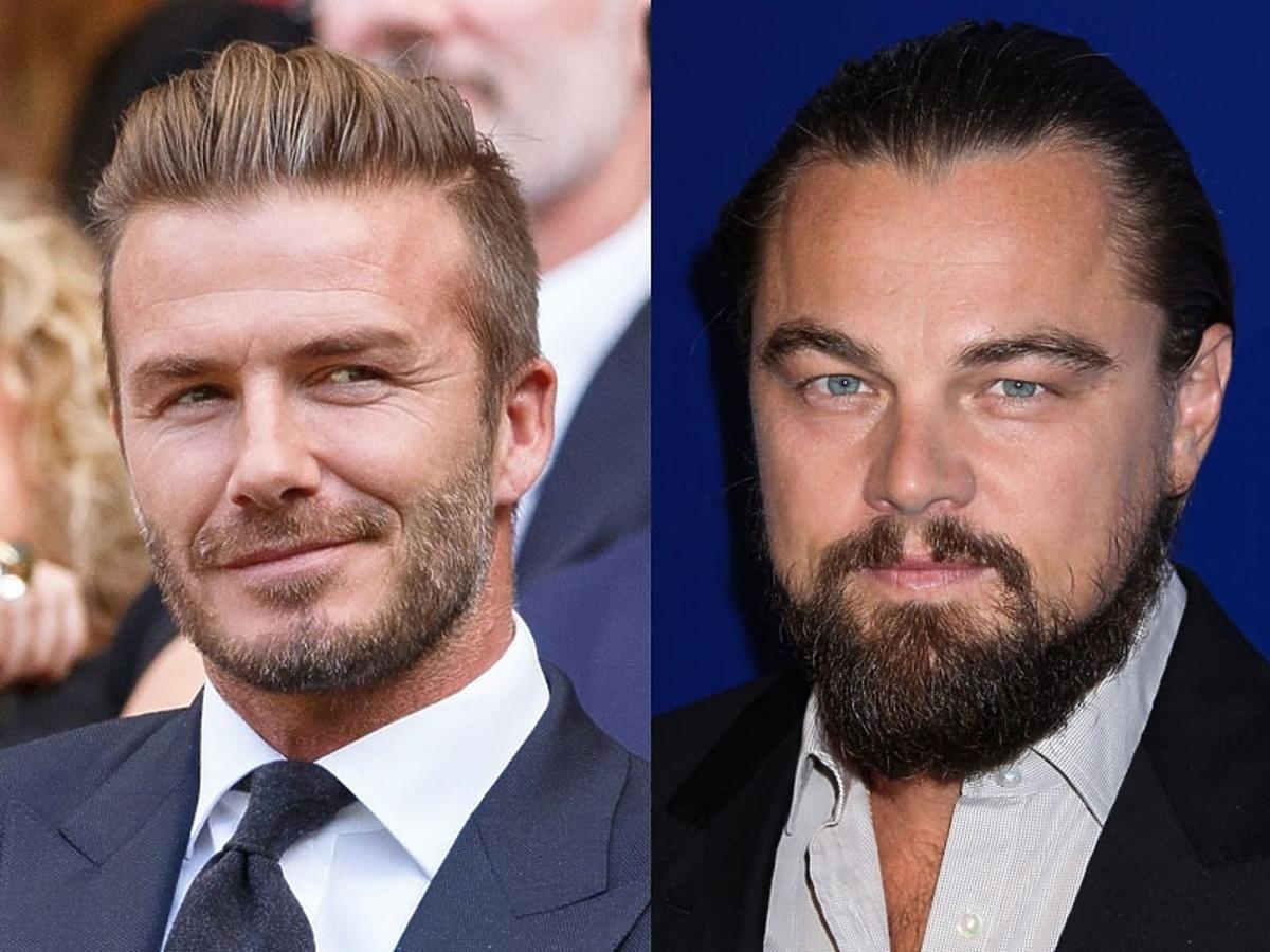 David Beckham i Leonardo DiCaprio - porównanie wyglądu czterdziestolatków