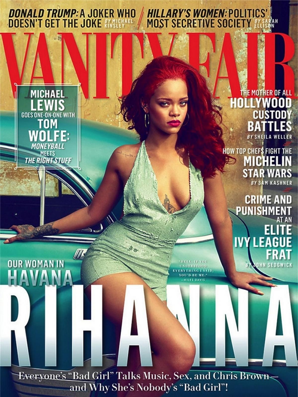 Rihanna w „Vanity Fair’’, listopad 2015