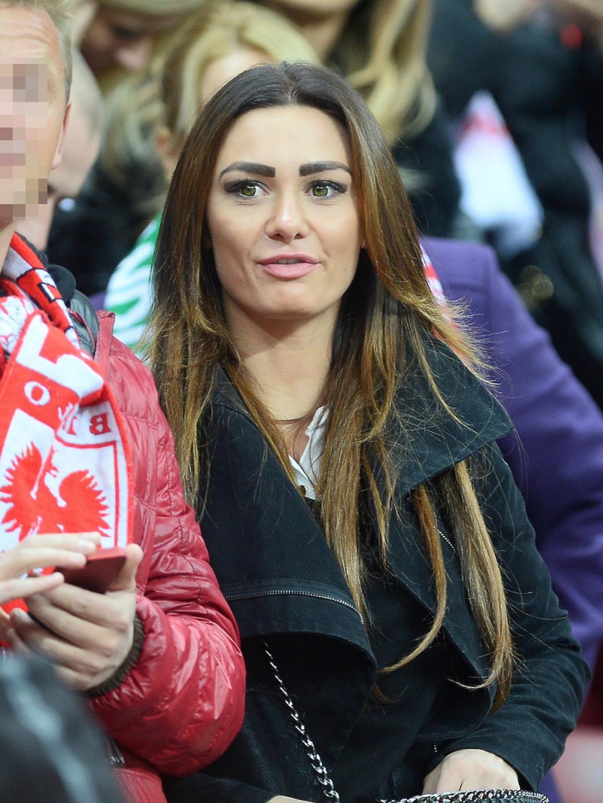 Jessica Ziółek na meczu Polska-Irlandia