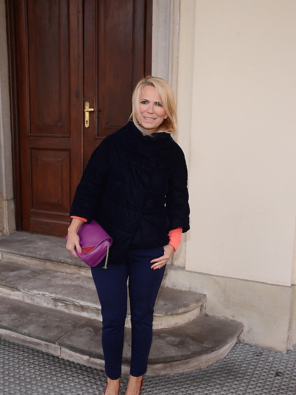 Anna Jurksztowicz na rozdaniu medali Gloria Artis