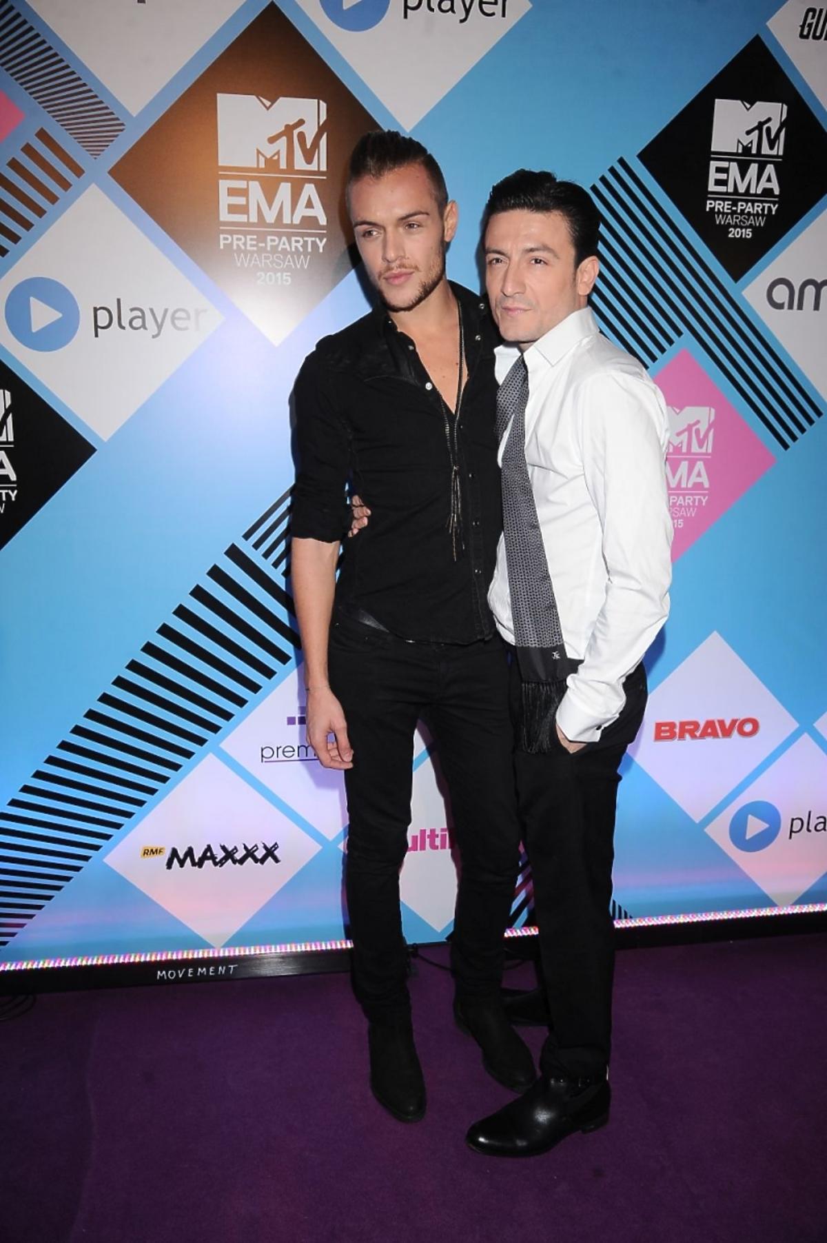 Michał Kwiatkowski z chłopakiem na MTV EMA Pre Party 2015