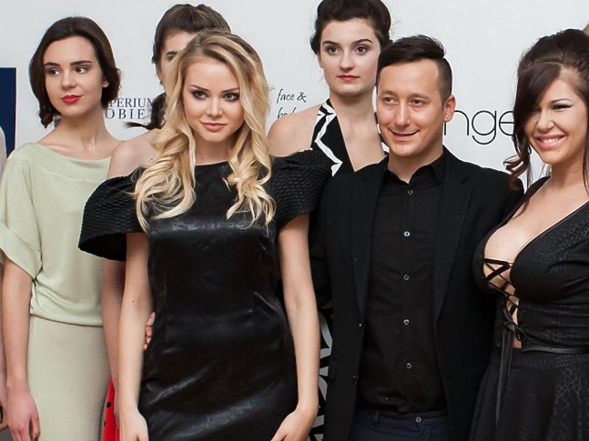 Iwona Węgrowska i Ola Ciupa w czarnych sukienkach
