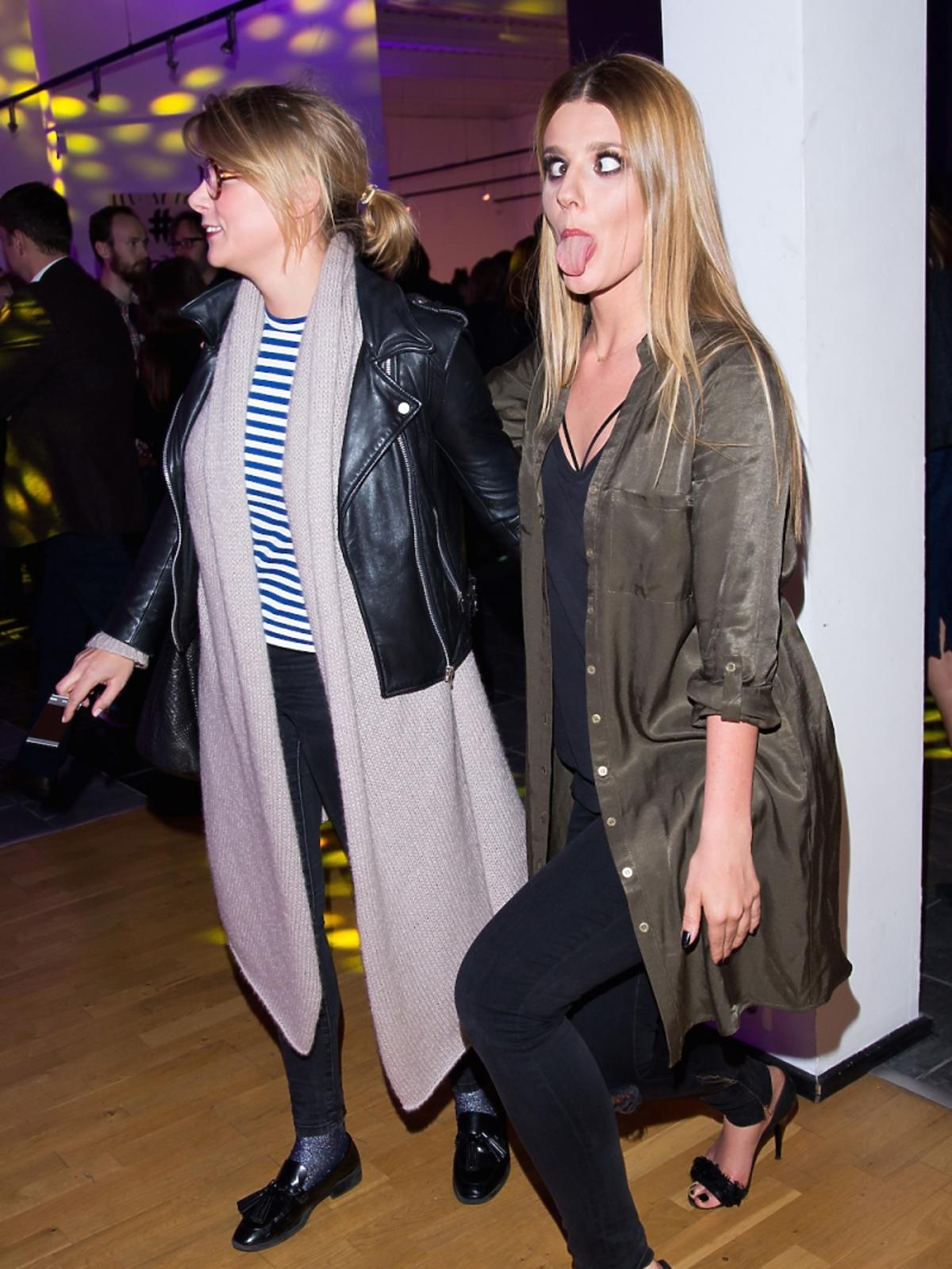Zofia Zborowska i Marta Wierzbicka na premierze aparatu Instax