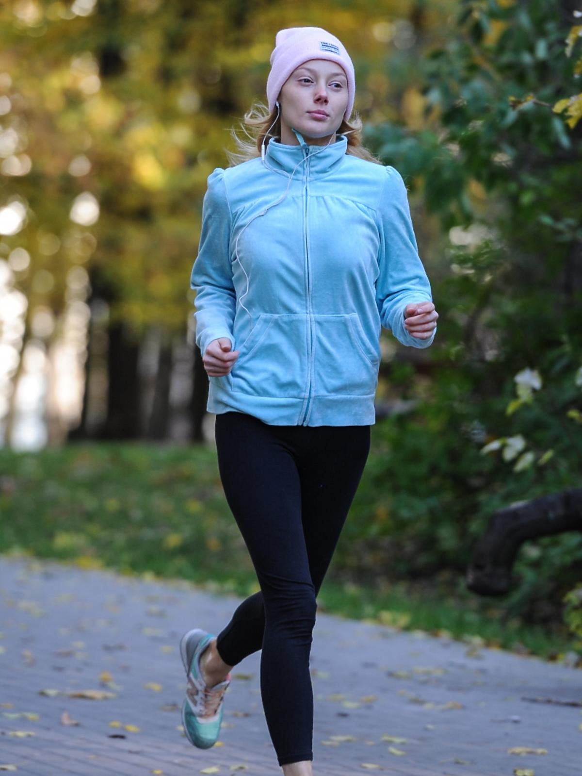 Jagoda Judzińska biegnie