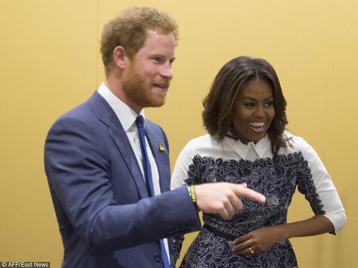 książę Harry i Michelle Obama