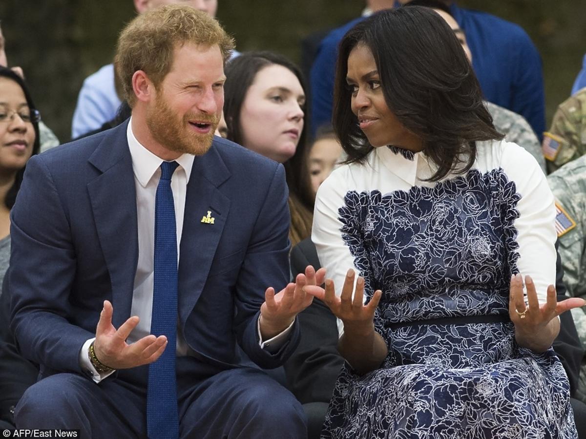 książę Harry i Michelle Obama