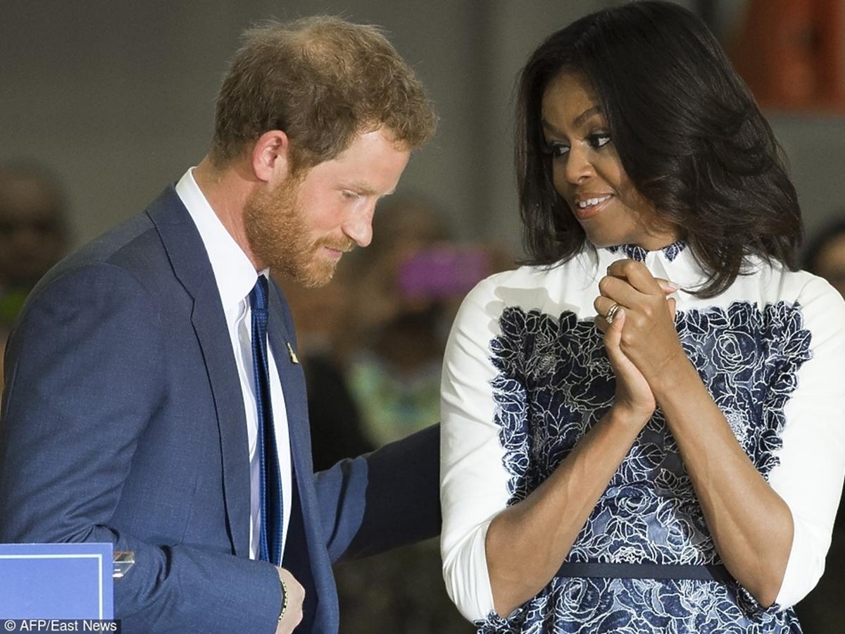 książę Harry i Michelle Obama