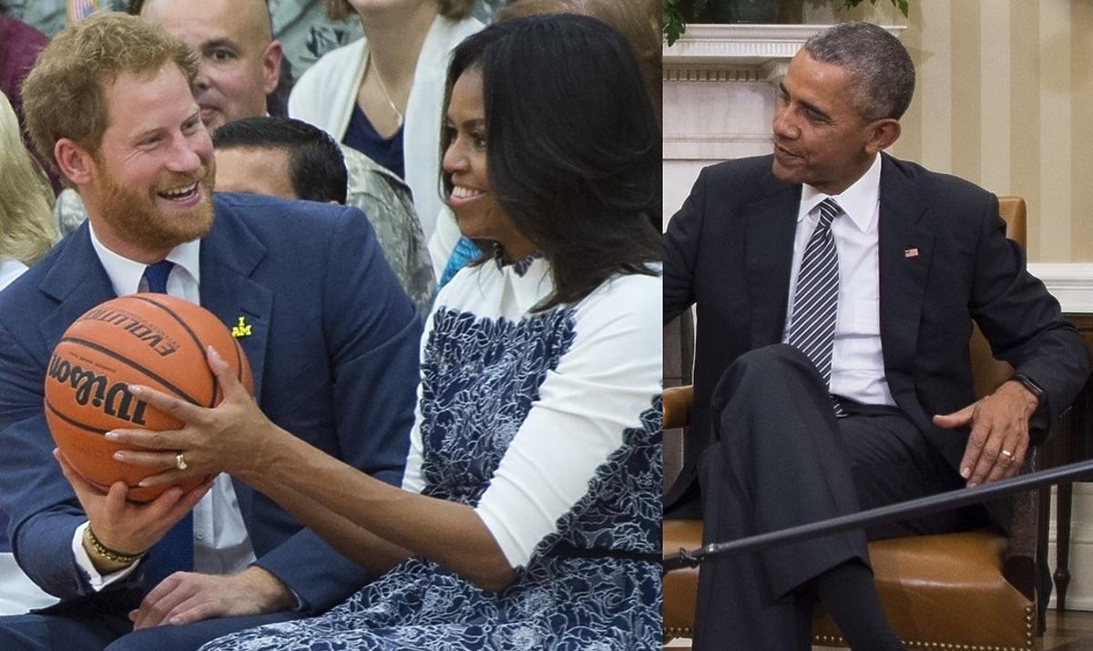książę Harry, Michelle Obama, Barack Obama