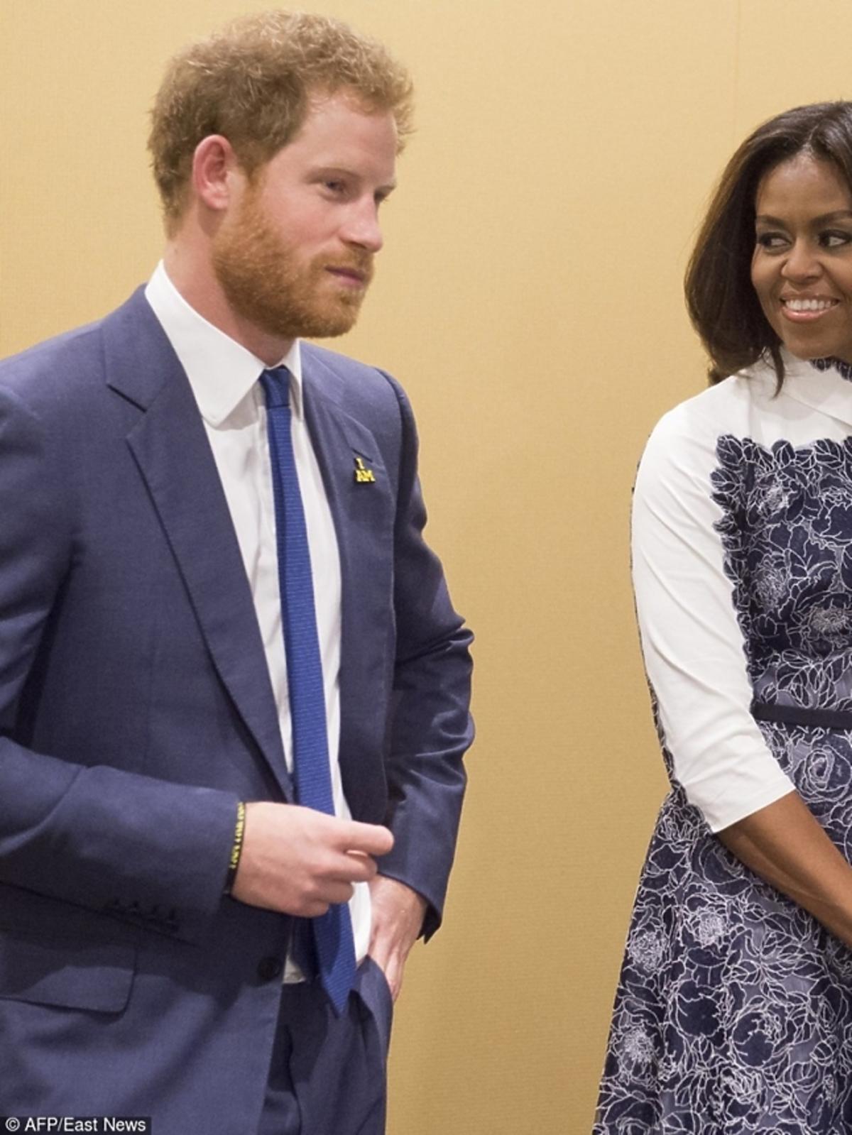 książę Harry i Michelle Obama