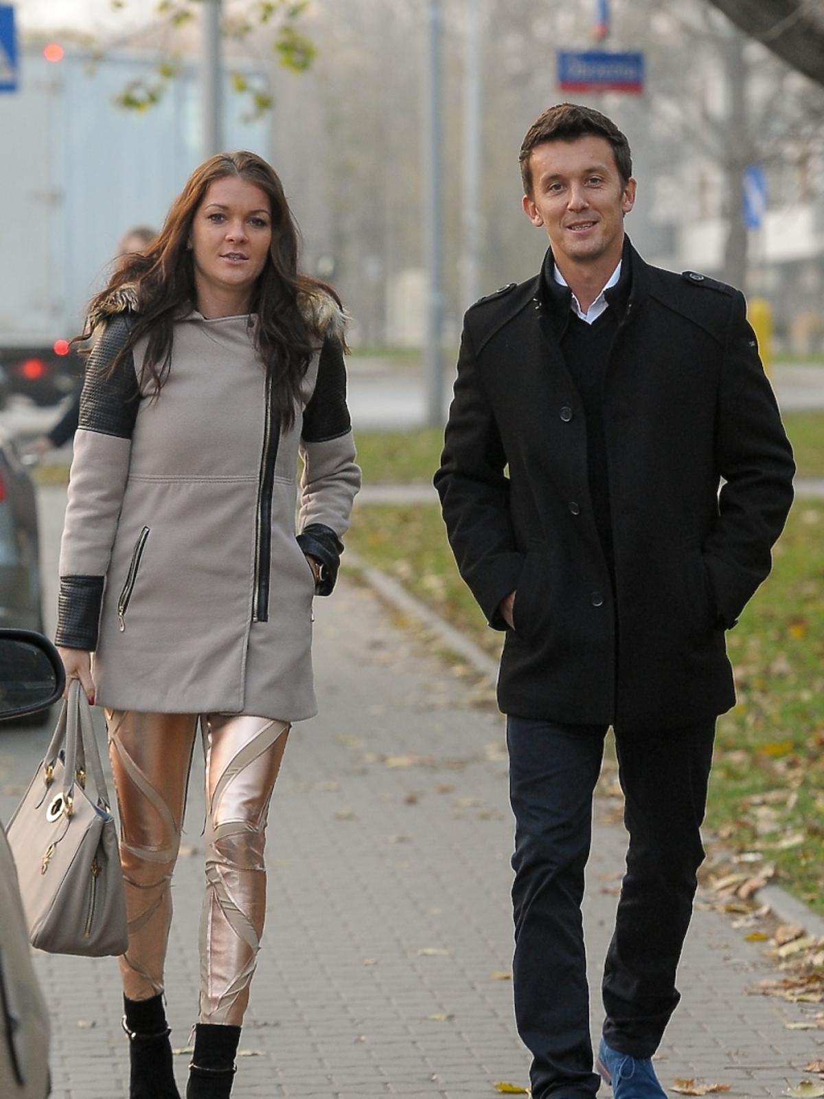 Agnieszka Radwańska i jej partner - Dawid Celt na spacerze