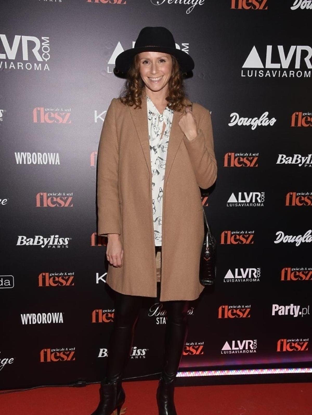 Monika Mrozowska na gali Flesz Fashion Night