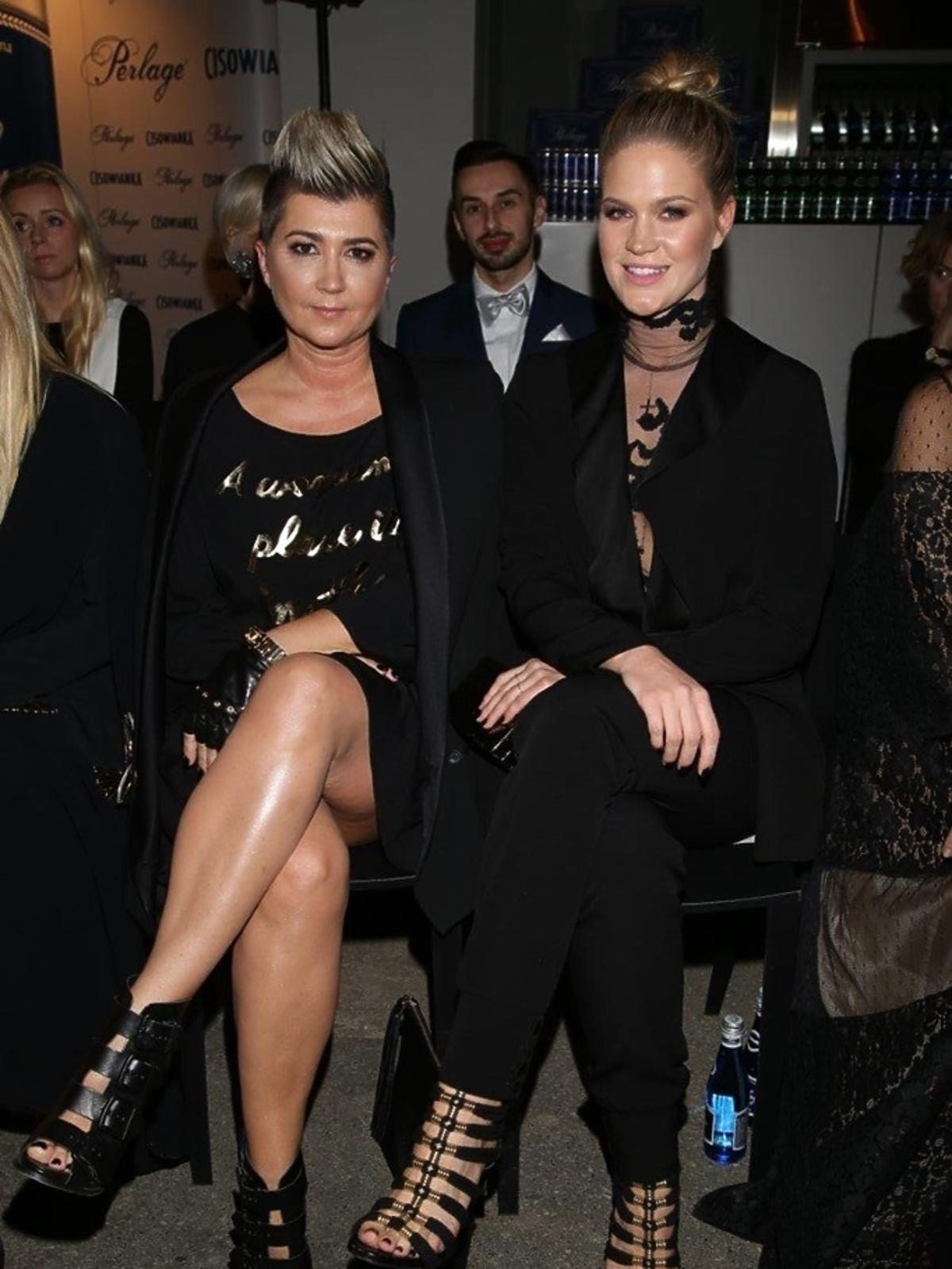 Zosia Ślotała i Lidia Kalita na gali Flesz Fashion Night