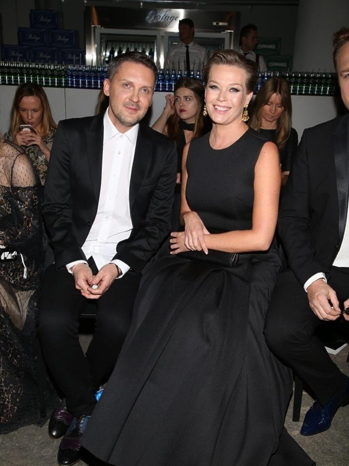 Tamara Arciuch w czarnej sukni