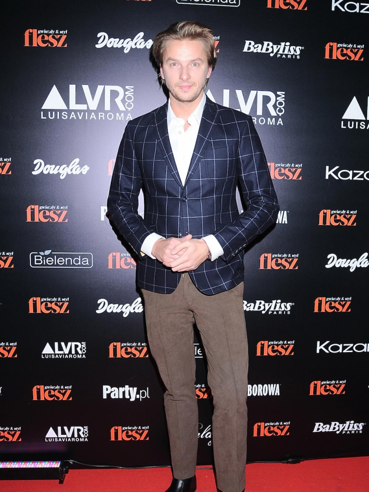 Adam Adamonis na gali Flesz Fashion Night