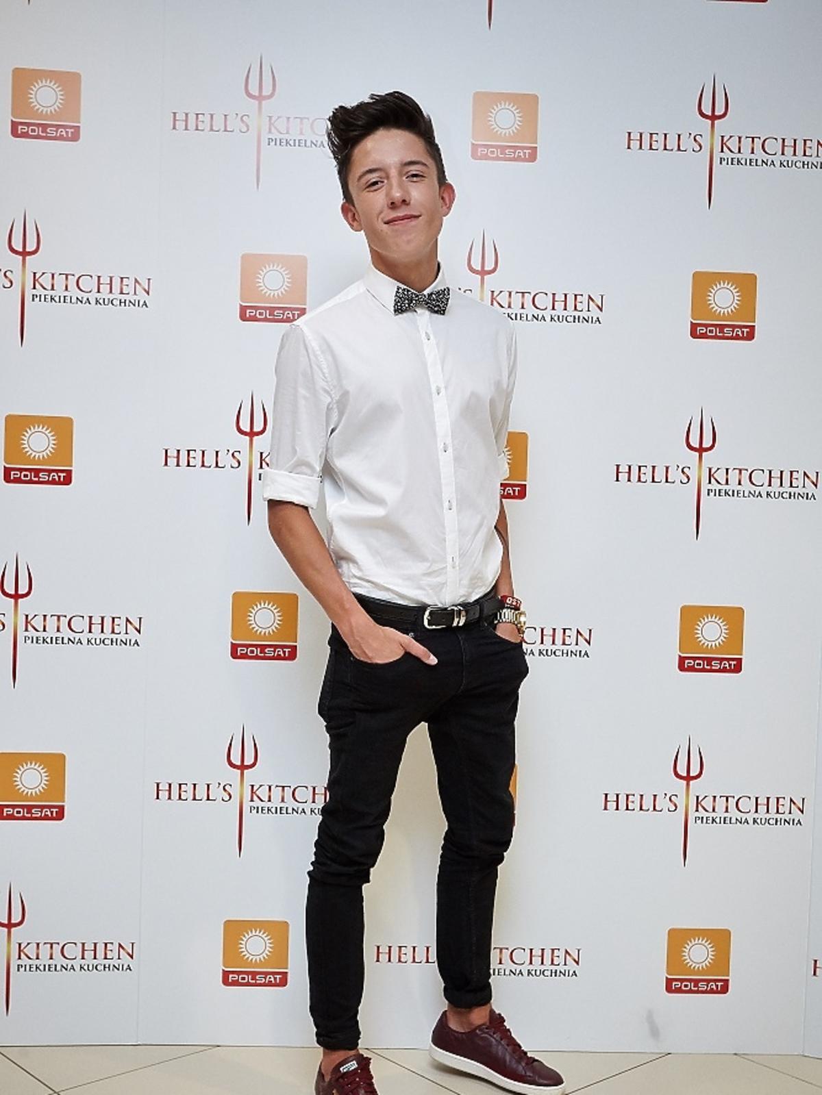 Dawid Kwiatkowski w finale Hell's Kitchen