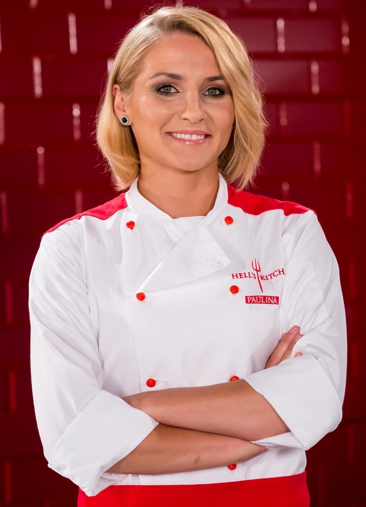 Paulina Makarska w kucharskim stroju w Hell's Kitchen