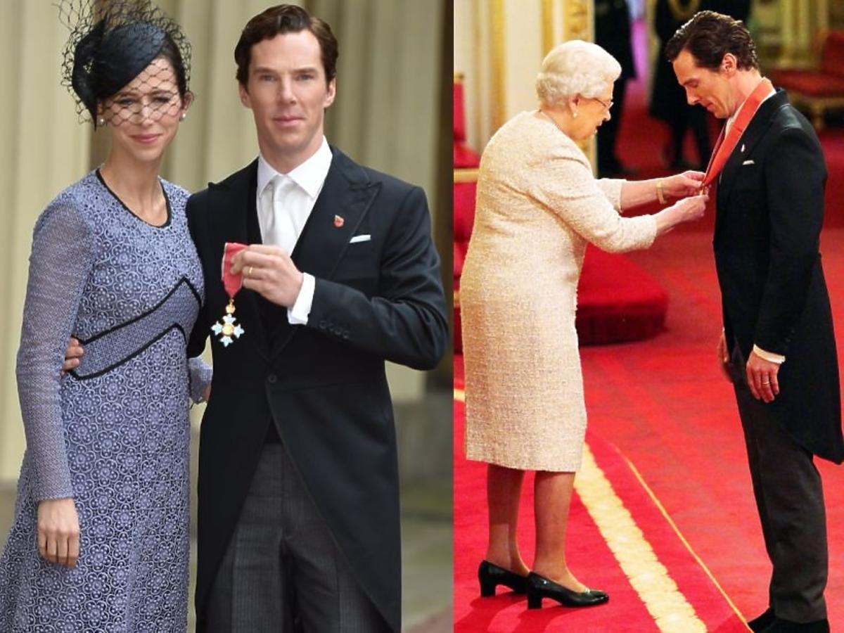 Benedict Cumberbatch odbiera Order Imperium Brytyjskiego