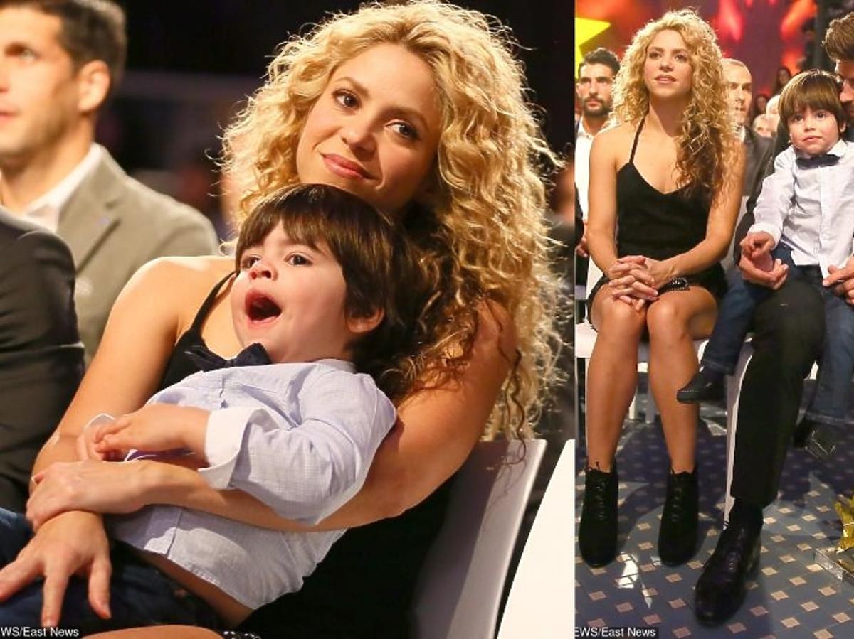 Gerard Pique, Shakira z synem Milanem