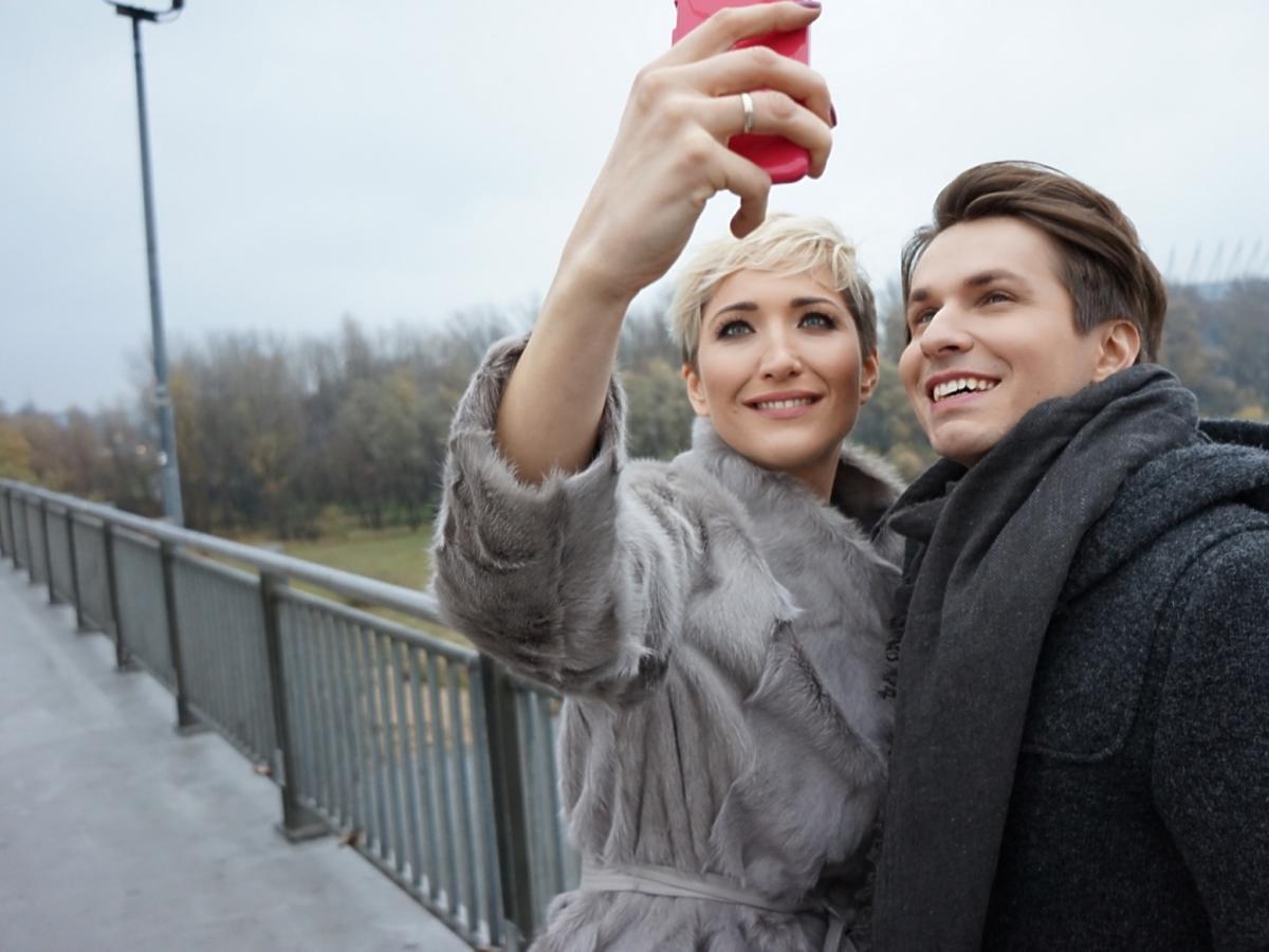 Selfie Magdy Steczkowskiej i Jakub Molendy