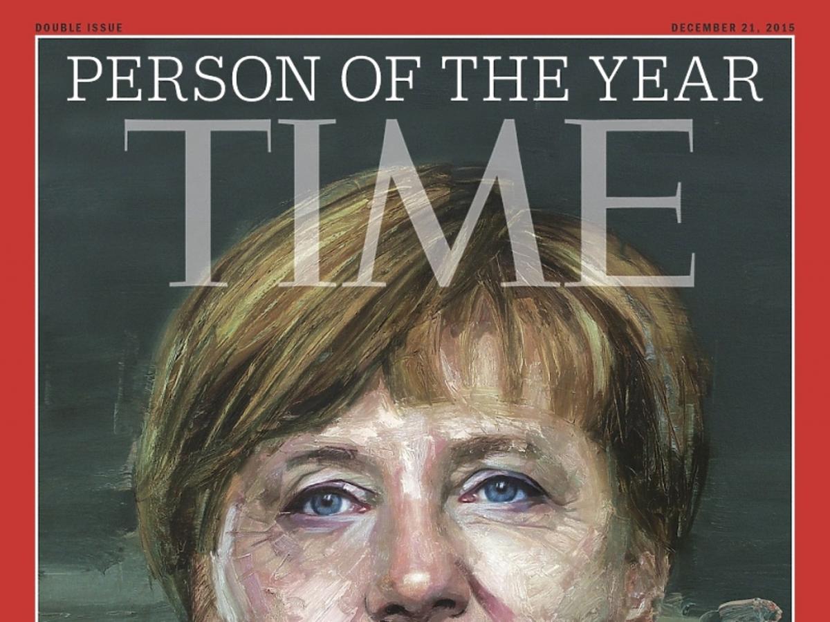 Angela Merkel Człowiekiem Roku Time okładka