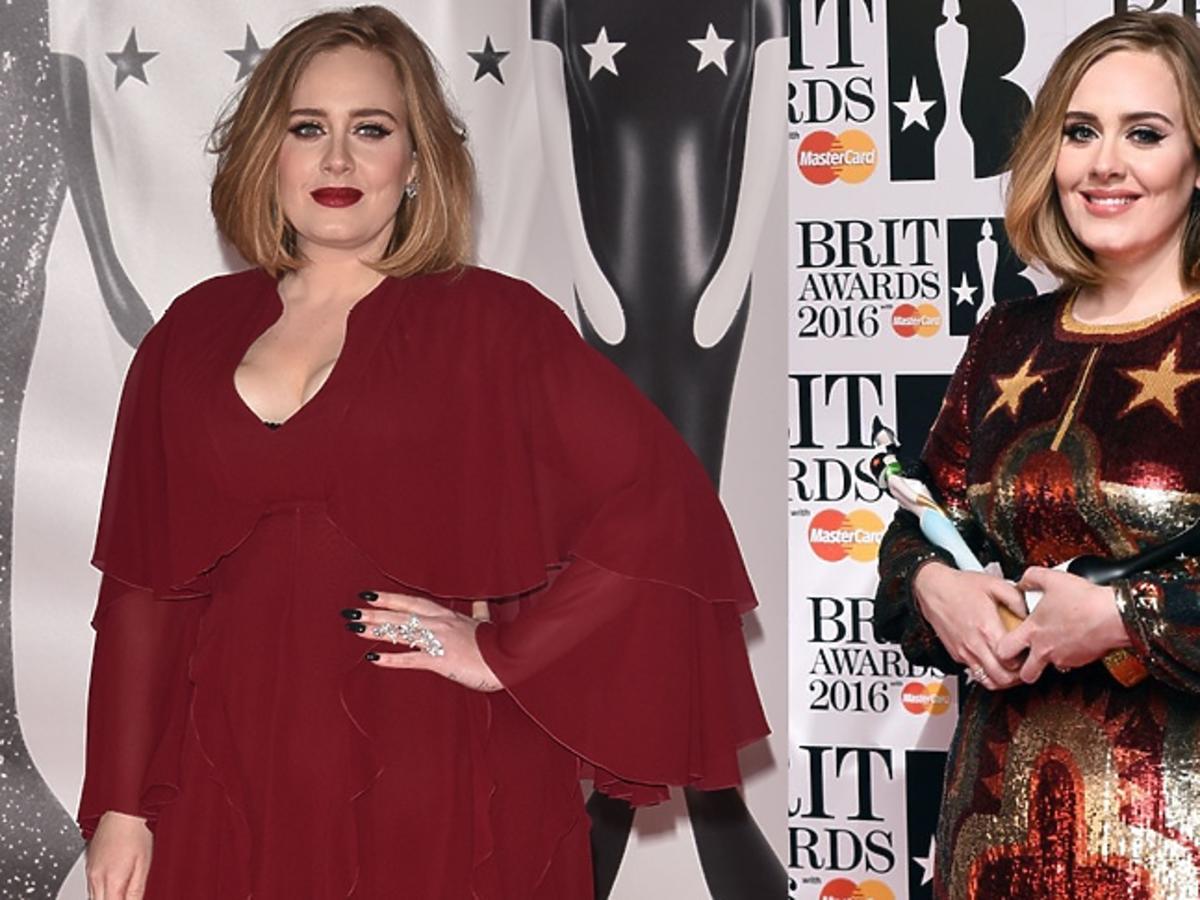 Adele w dwóch kreacjach na rozdaniu Brit Awards