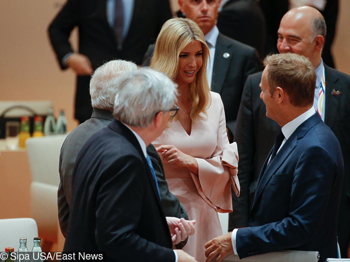Donald Tusk, Ivanka Trump na szczycie G20 w Hamburgu