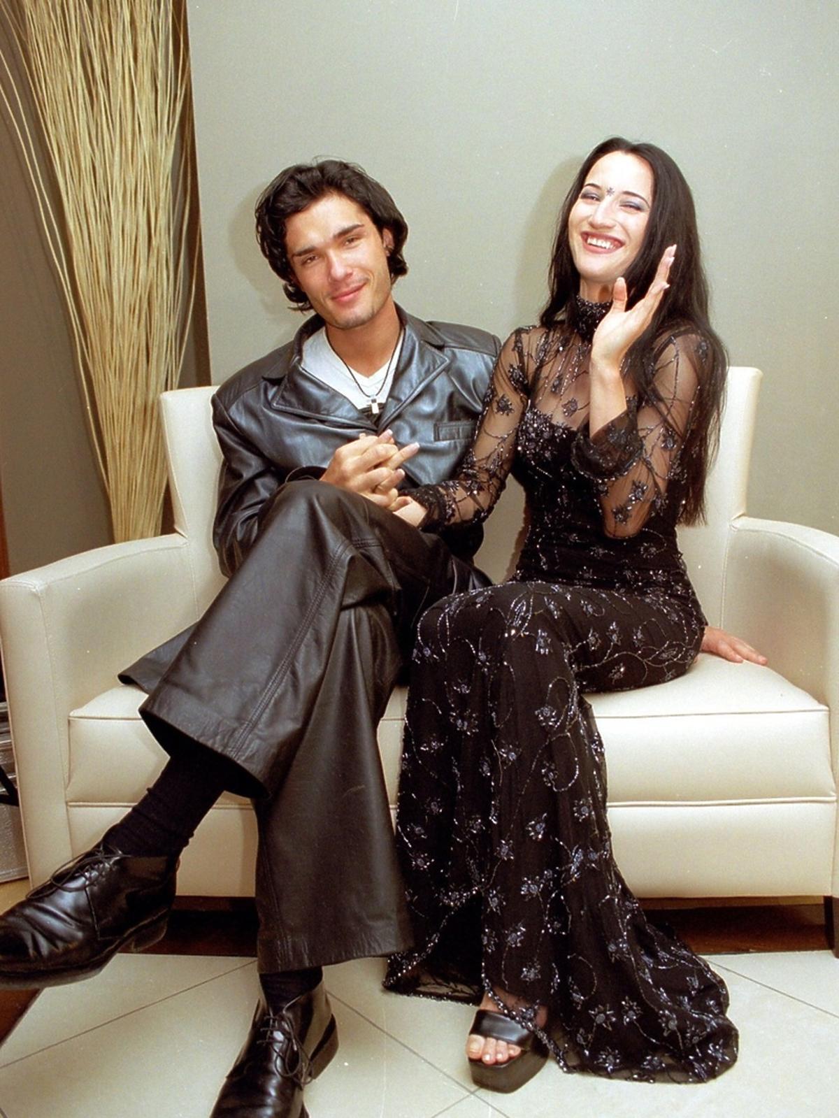 Justyna Steczkowska i Maciej Myszkowski w 2000 roku