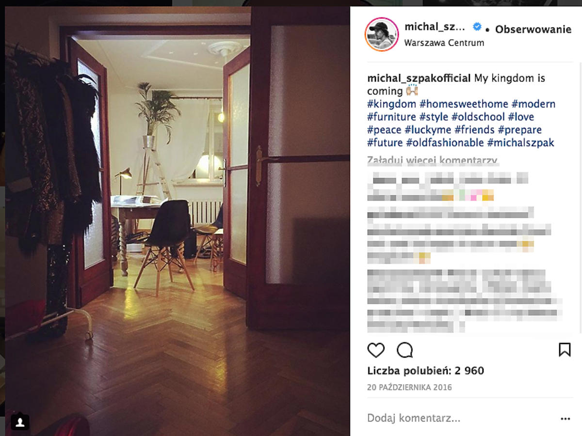 Mieszkanie Michała Szpaka