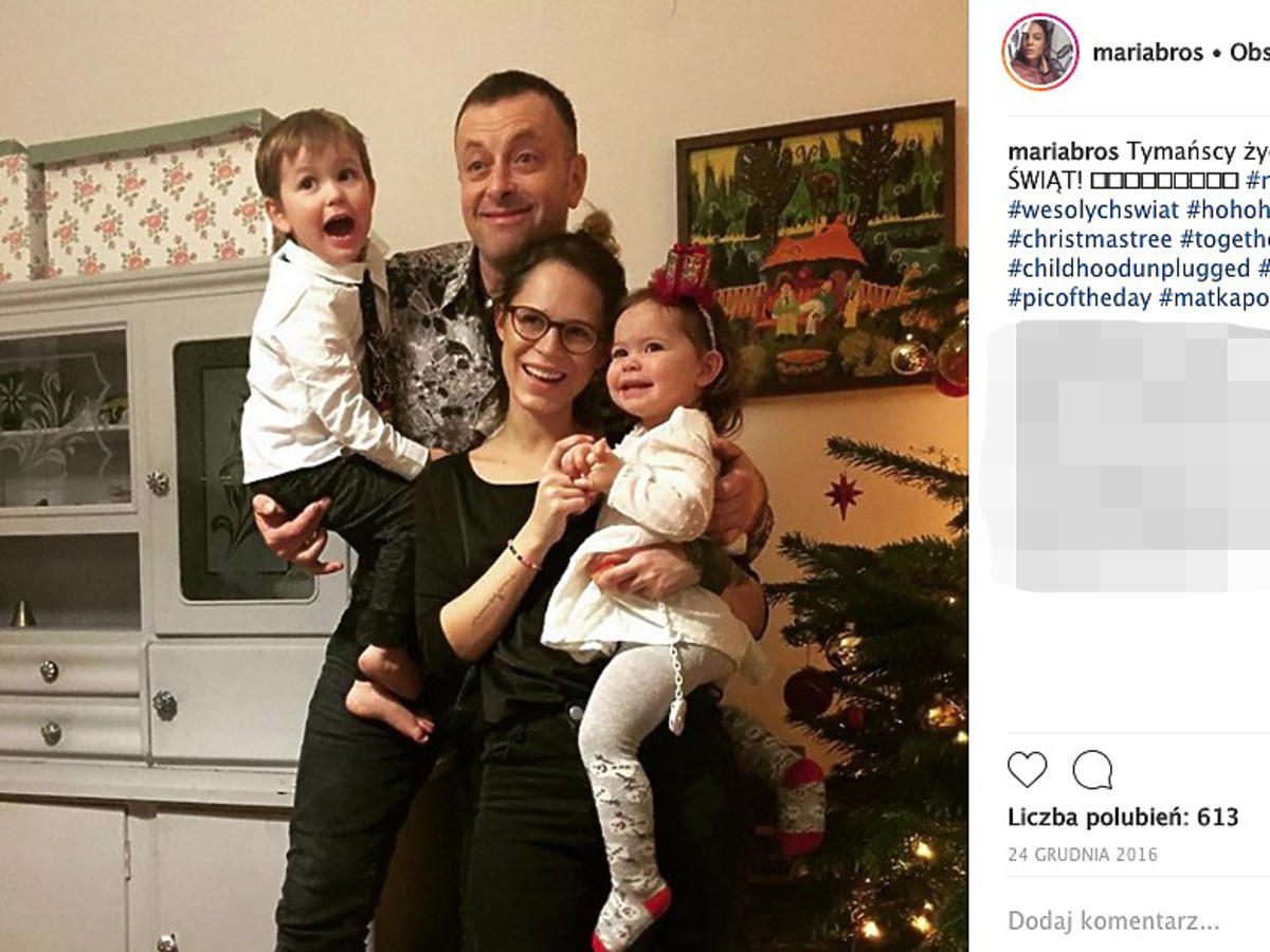 Maria i Tymon Tymańscy z dziećmi