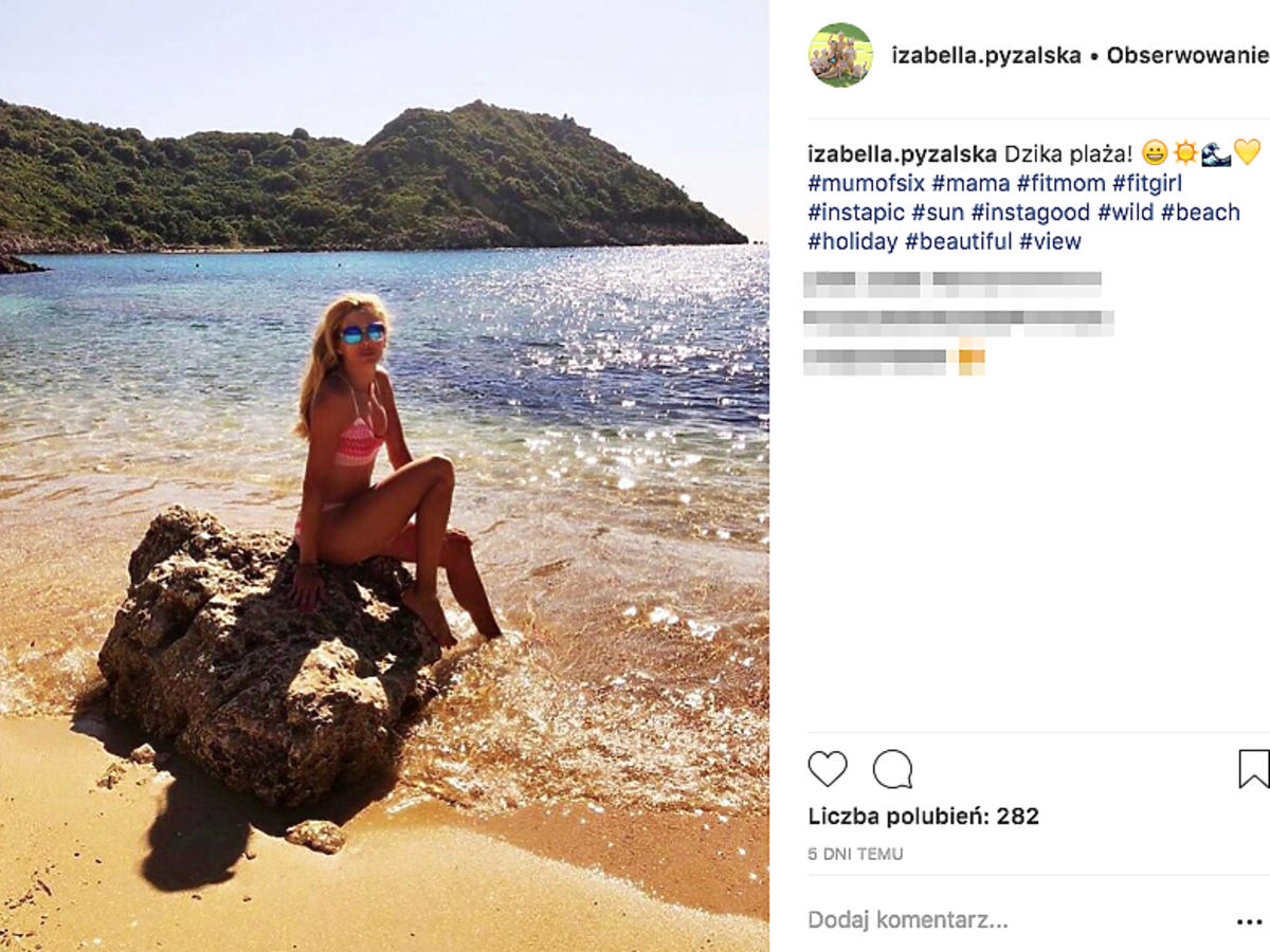 Izabella Łukomska-Pyżalska w bikini