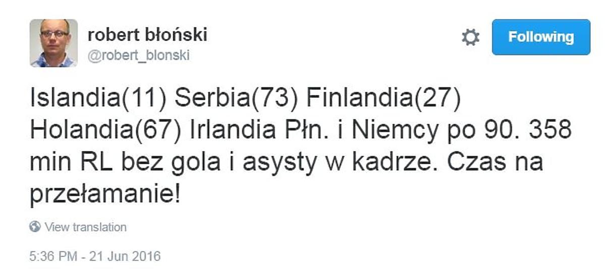 358 minut Roberta Lewandowskiego bez gola w reprezentacji Polski relacja na żywo Polska - Ukraina