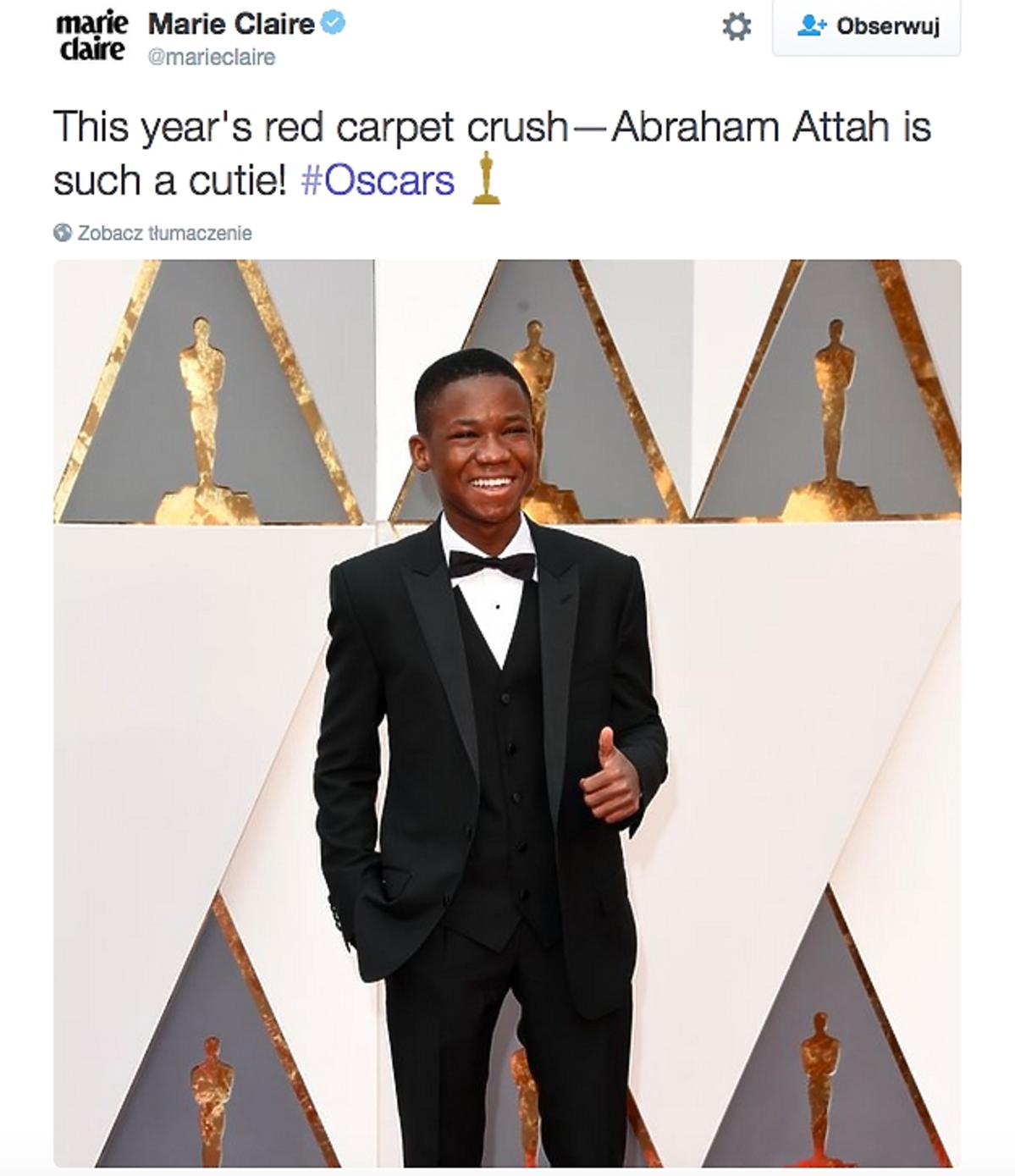 Abraham Attah  na Oscarach 2016