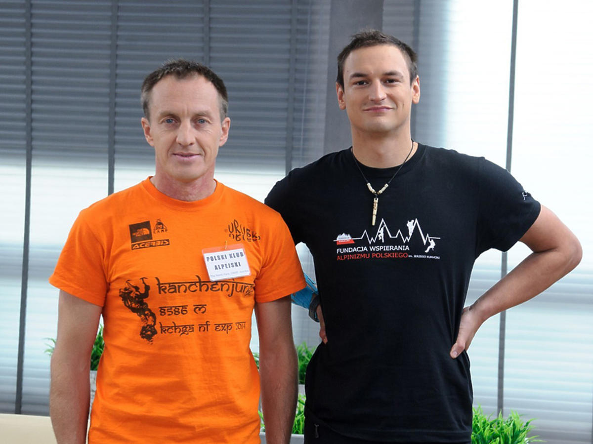 Adam Bielecki i Denis Urubko w DDTVN