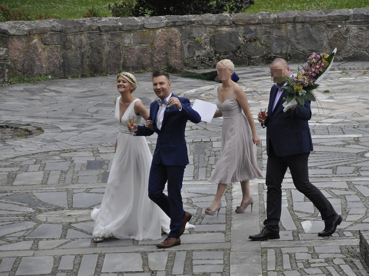 Adam Sztaba i Agnieszka Dranikowska wzięli ślub zdjęcia