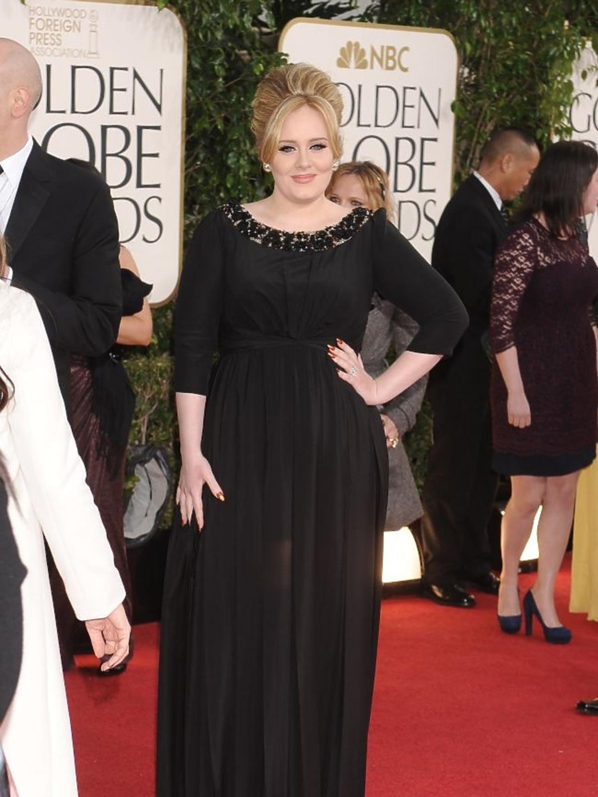 Adele na wręczeniu Złotych Globów 2013