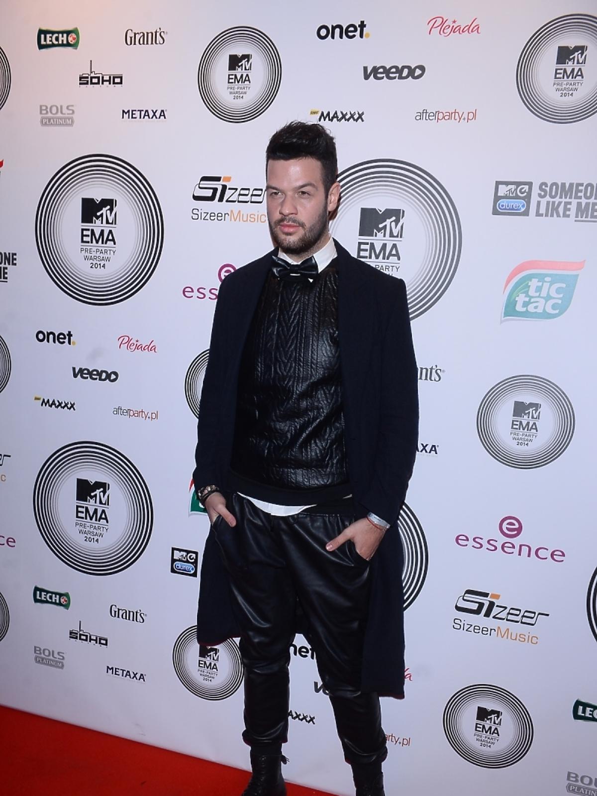 Adi Kowalski na MTV EMA Pre-Party 2014