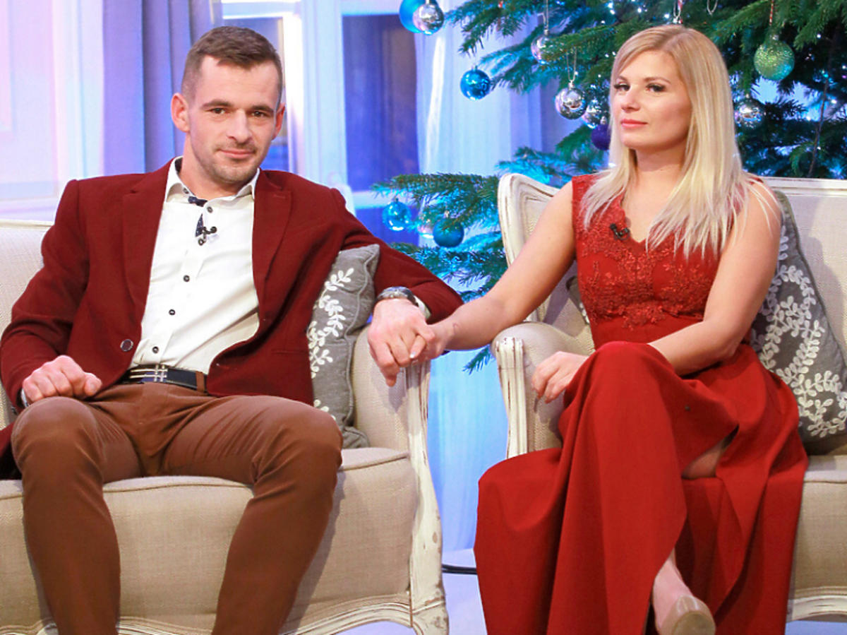 Adrian i Ilona z Rolnik szuka żony 6 na nagraniu świątecznego odcinka