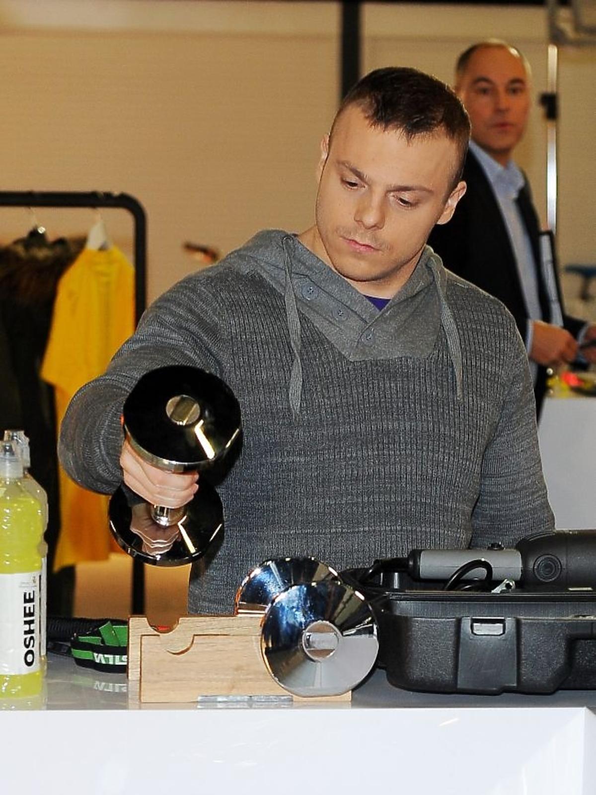 Adrian Zieliński podczas obrad jury plebiscytu Męska Rzecz 2012