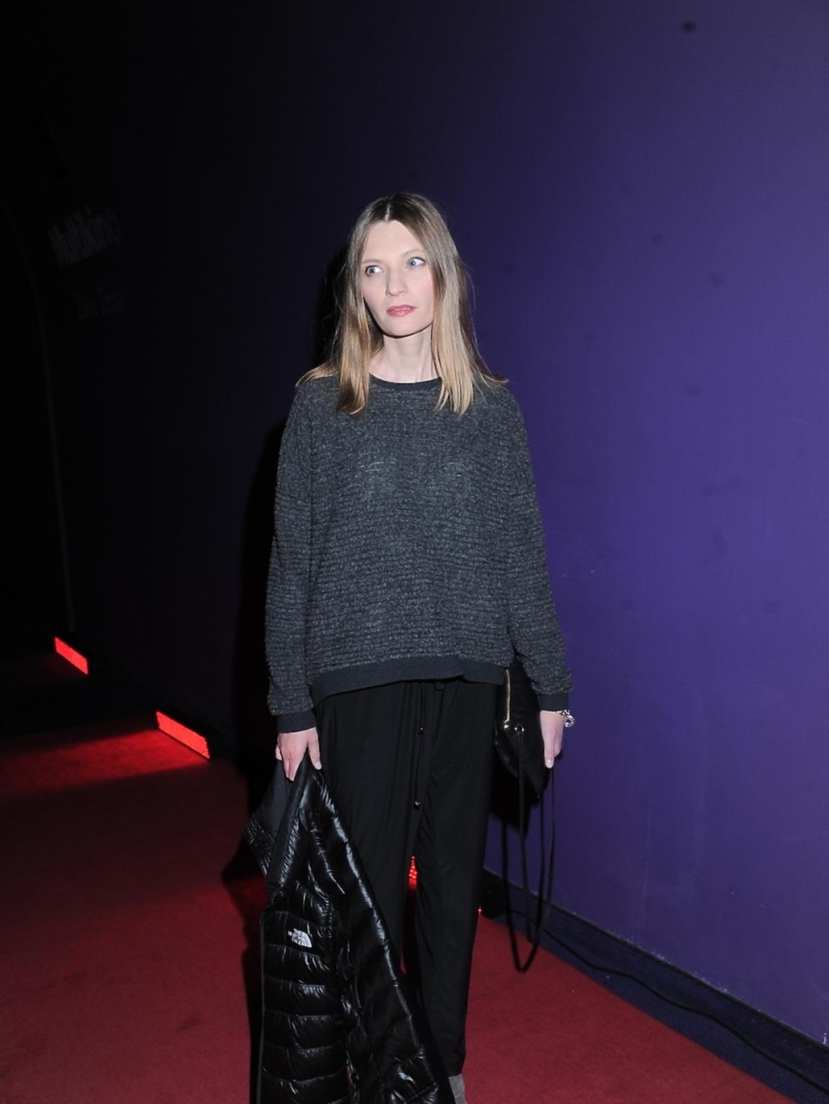 Agata Buzek na premierze filmu Bogowie