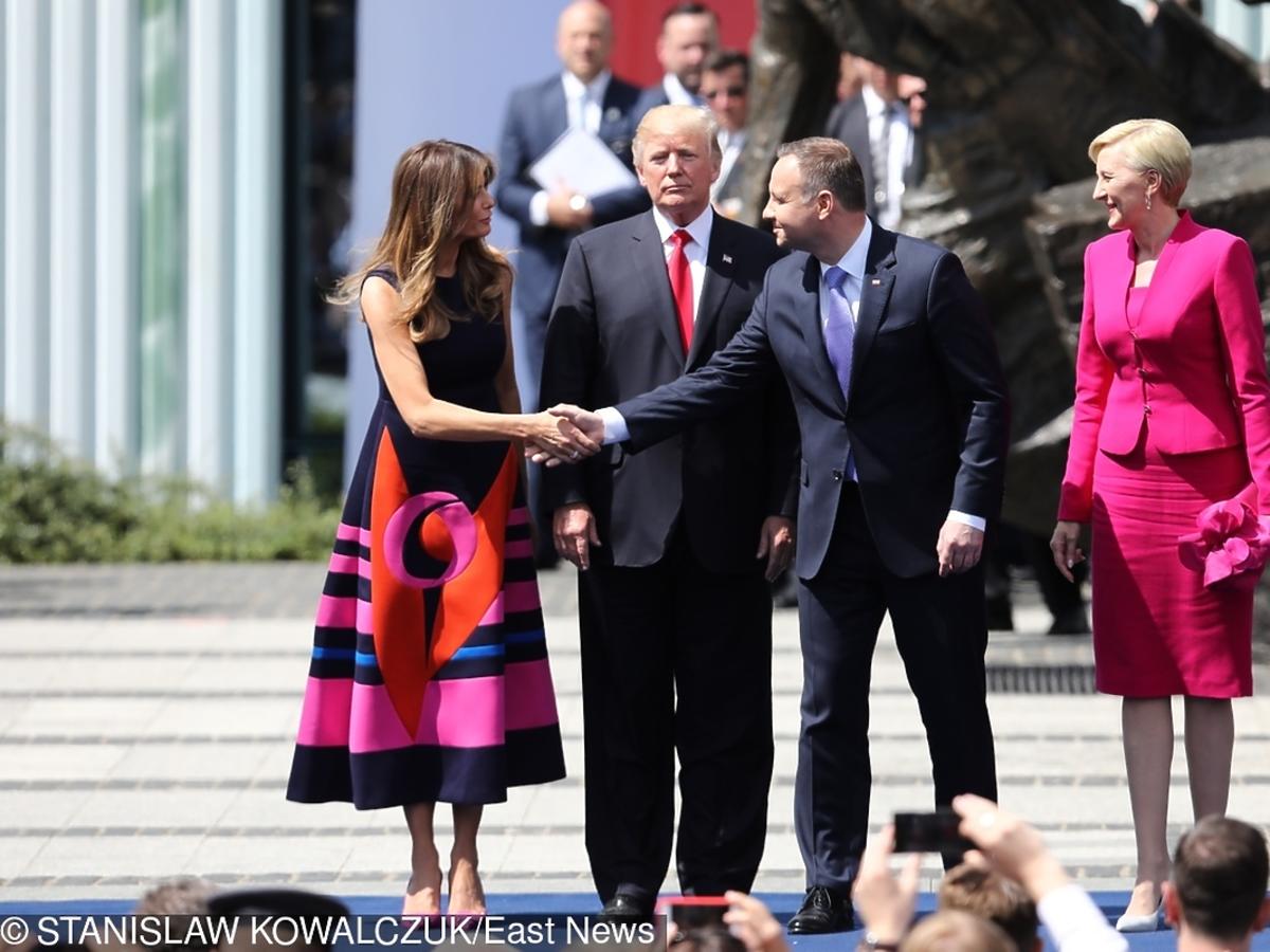 Agata Duda, Andrzej Duda, Melania Trump, Donald Trump