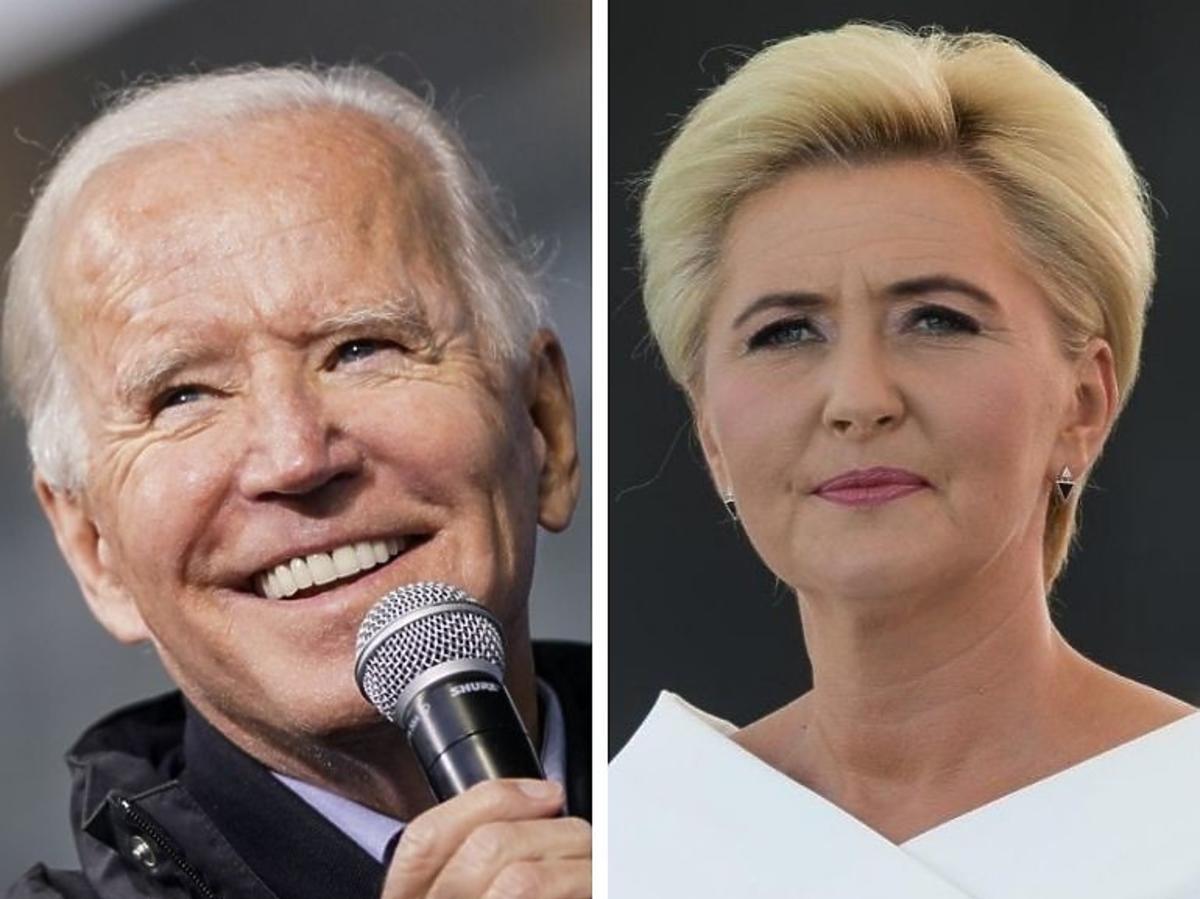 Agata Duda Joe Biden