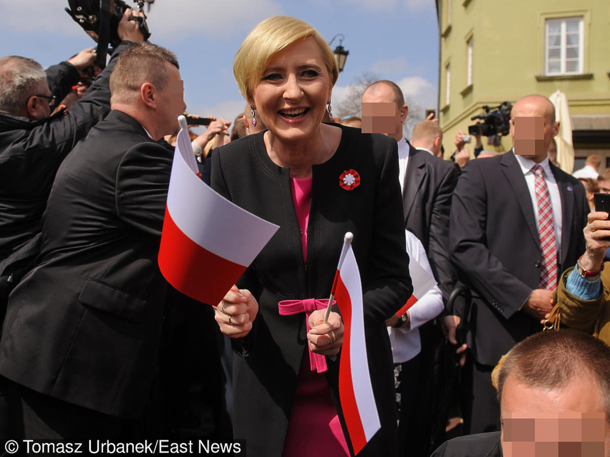 Agata Duda na święcie flagi państwowej