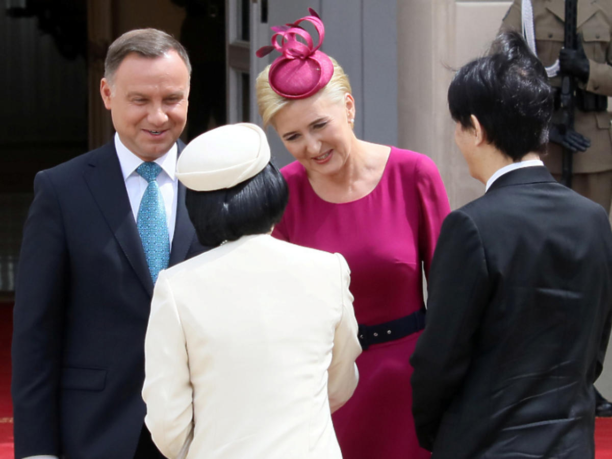 Agata Duda wita japońskiego następcę tronu