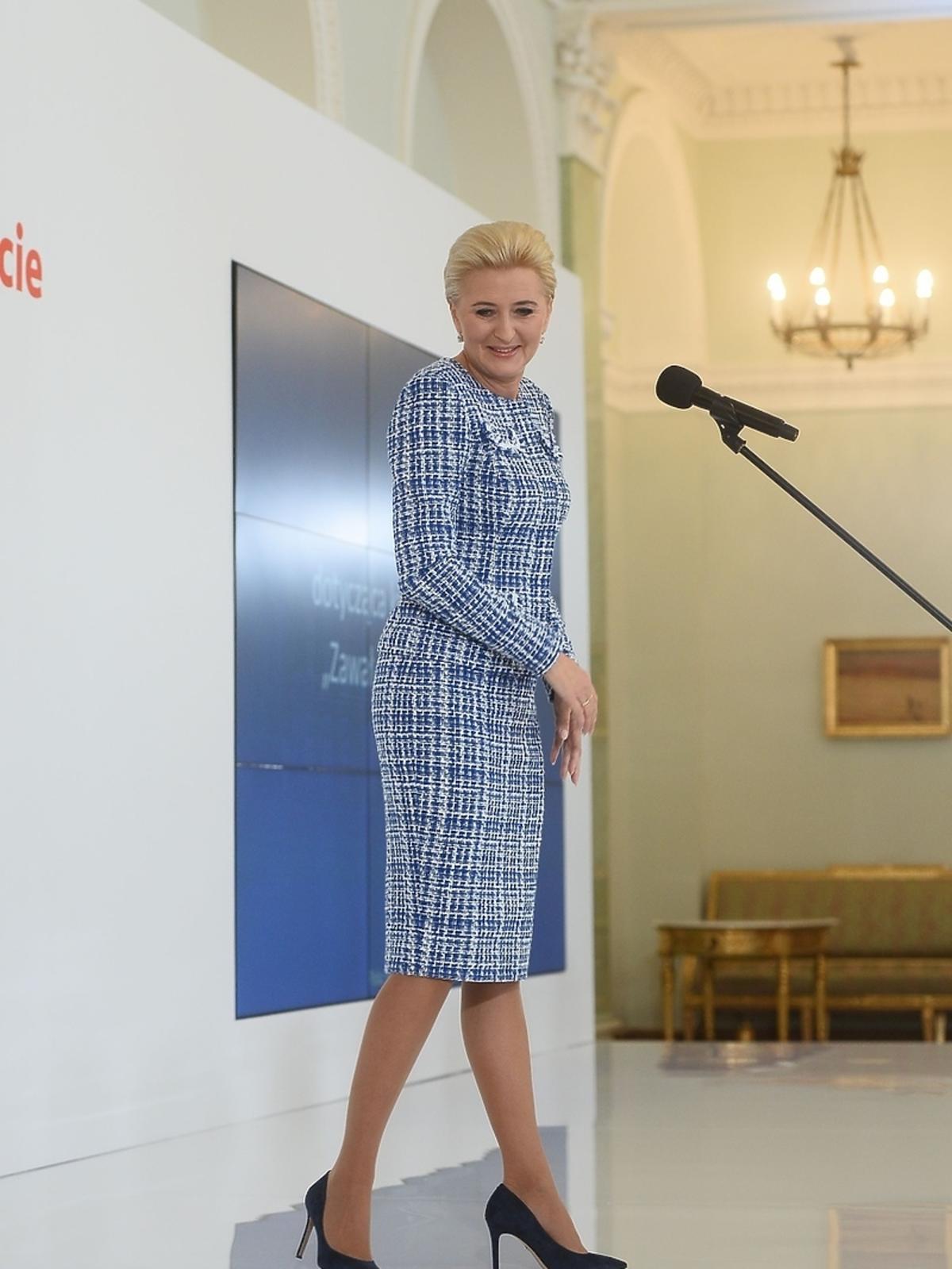 Agata Duda wzięła udział w debacie